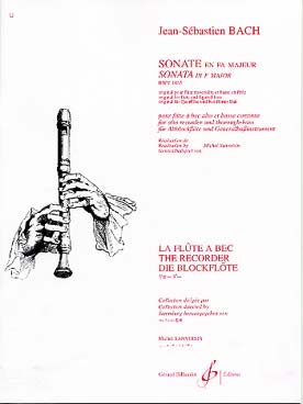 Illustration de Sonate BWV 1035 en fa M (tr. Sanvoisin pour flûte à bec alto)