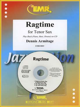 Illustration de Collection "Jazzination" avec piano + CD - Ragtime (saxos ténors)