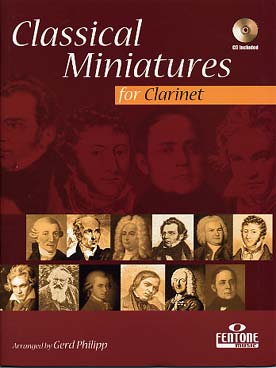 Illustration classical miniatures clarinette