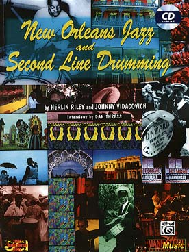 Illustration de New orleans jazz and second line drumming avec CD
