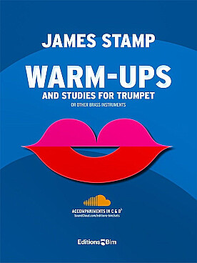 Illustration de Warm-ups + Studies avec accompagnement en do et en si b sur fichier MP3 à télécharger