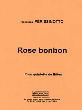 Illustration de Rose bonbon