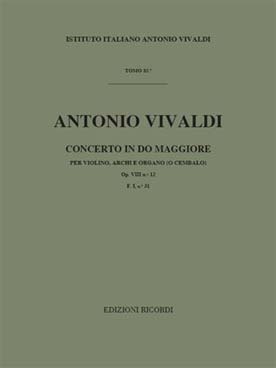 Illustration de Concerto pour violon op. 8/12 RV178 en do M