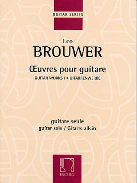 Illustration de Œuvres pour guitare - Vol. 1 : Études simples - Pièces sans titre - Fugue N° 1 - Parabole - Tarantos...