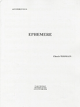 Illustration de Éphémère