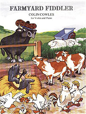 Illustration cowles the farmyard fiddler