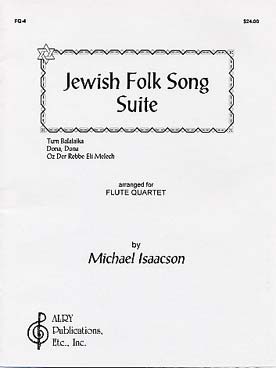 Illustration jewish folk song suite