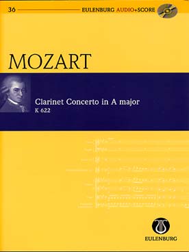Illustration mozart concerto clarinette k 622 la maj