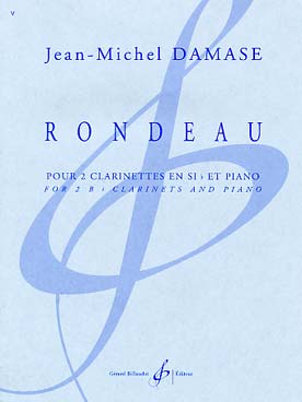 Illustration de Rondeau pour 2 clarinettes et piano