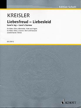 Illustration kreisler liebesfreud - liebesleid