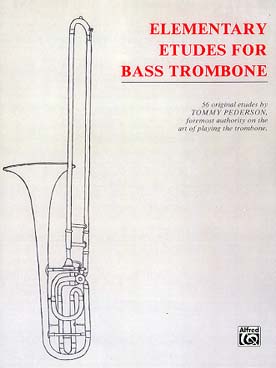 Illustration de Elementary etudes for bass trombone