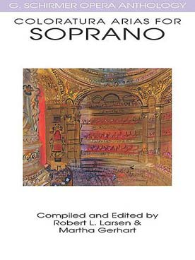 Illustration coloratura arias for soprano