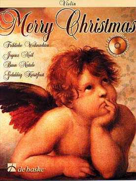 Illustration merry x-mas : 15 chants de noel avec cd