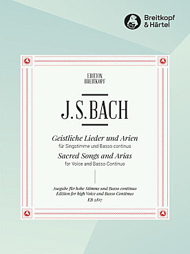 Illustration bach js geistliche lieder und arien