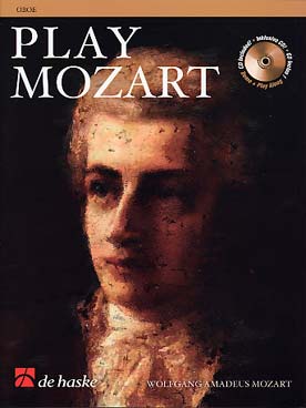 Illustration mozart play mozart hautbois