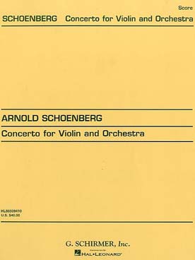 Illustration schoenberg concerto pour violon