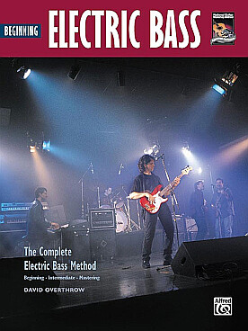 Illustration de Beginning electric bass avec CD