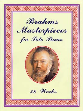 Illustration brahms masterpieces for solo piano