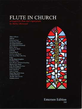Illustration de FLUTE IN CHURCH : 25 hyms & pieces