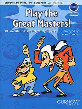Illustration de PLAY THE GREAT MASTERS ! 18 morceaux célèbres pour débutants (soprano ou tenor)