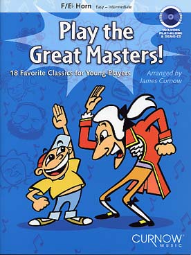 Illustration de PLAY THE GREAT MASTERS ! 18 morceaux célèbres pour débutants