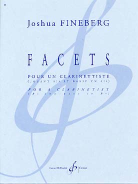 Illustration fineberg facets pour un clarinettiste