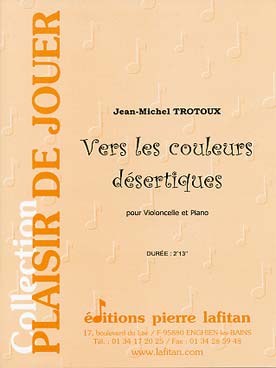 Illustration trotoux vers les couleurs desertiques