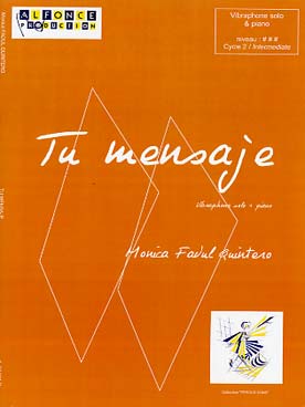 Illustration de Tu mensaje (vibraphone et piano)