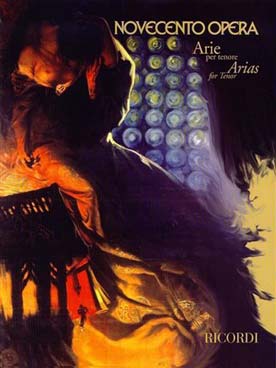 Illustration novecento opera tenor