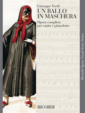 Illustration verdi un ballo in maschera (bal masque)