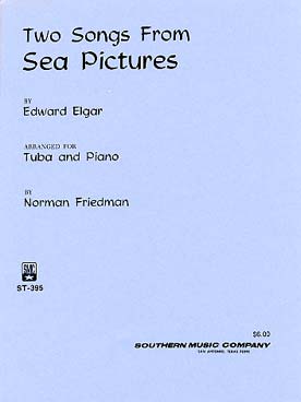 Illustration elgar two songs from sea pictures