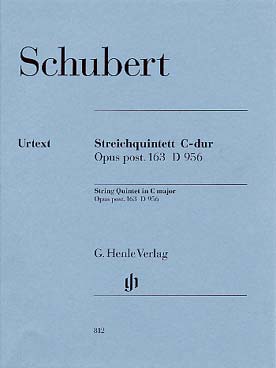 Illustration schubert quintette a cordes op posth 163