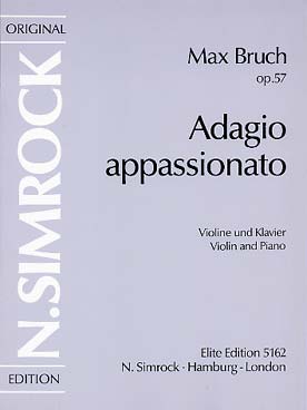 Illustration bruch adagio appassionato op. 57