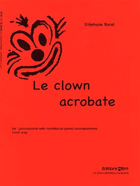 Illustration borel clown acrobate (le)