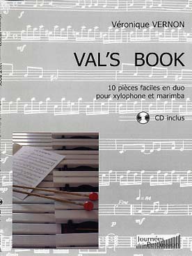 Illustration de Val's book avec CD pour xylophone et marimba