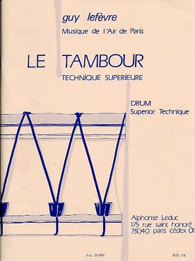 Illustration de Technique supérieure pour tambour ou caisse claire