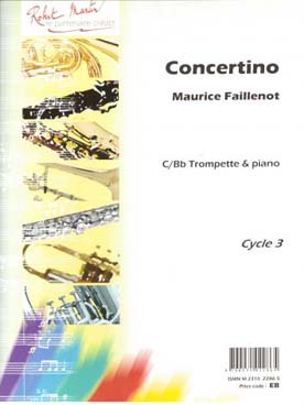 Illustration de Concertino pour trompette en ut et piano