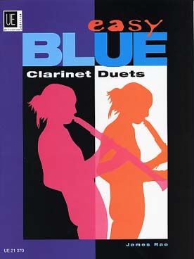 Illustration de EASY BLUE CLARINET DUETS : 15 Blues faciles de James Rae