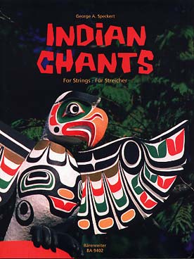 Illustration de INDIAN CHANTS (tr. Speckert), 5 parties V1, V2, V3 ou alto, violoncelle