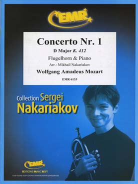 Illustration de Concerto N° 1 K 412 en ré M pour cor, tr. Nakariakov pour bugle et piano