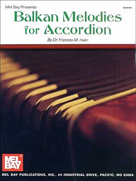 Illustration de Balkan melodies for accordion