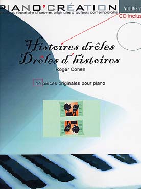 Illustration cohen histoires droles (piano creation)