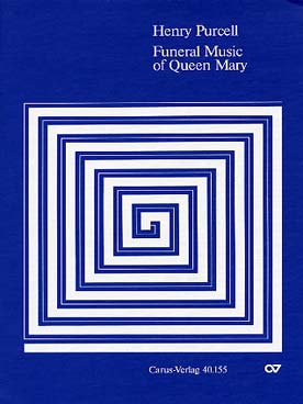 Illustration de Funeral music of Queen Marie (chœeur trompette, 3 trombones ou 2 trompettes et 2 trombones), orgue et timbales