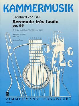 Illustration call serenade tres facile op. 55