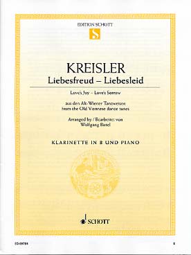 Illustration kreisler liebesfreud - liebesleid