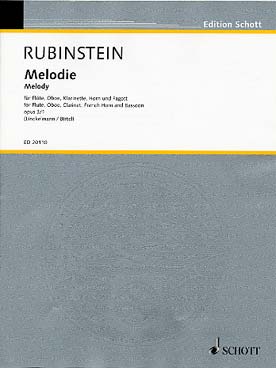 Illustration rubinstein melodie op. 3/1