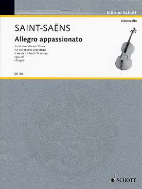 Illustration saint-saens allegro appassionato op. 43
