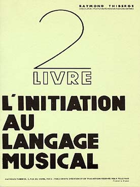 Illustration de Initiation au langage musical - Vol. 2