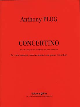 Illustration de Concertino pour trompette, trombone et piano