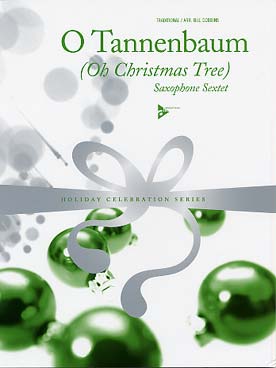 Illustration de O TANNENBAUM, arr. jazz par Bill Dobbins pour sextuor de saxophones